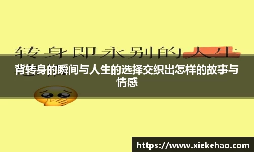背转身的瞬间与人生的选择交织出怎样的故事与情感